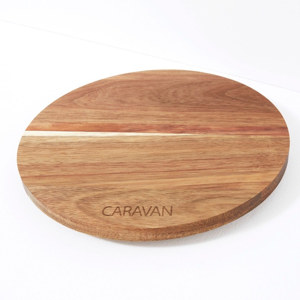 Caravan Lazy Susan Acacia Wood Home Decor BNIB - Picture 5 of 8
